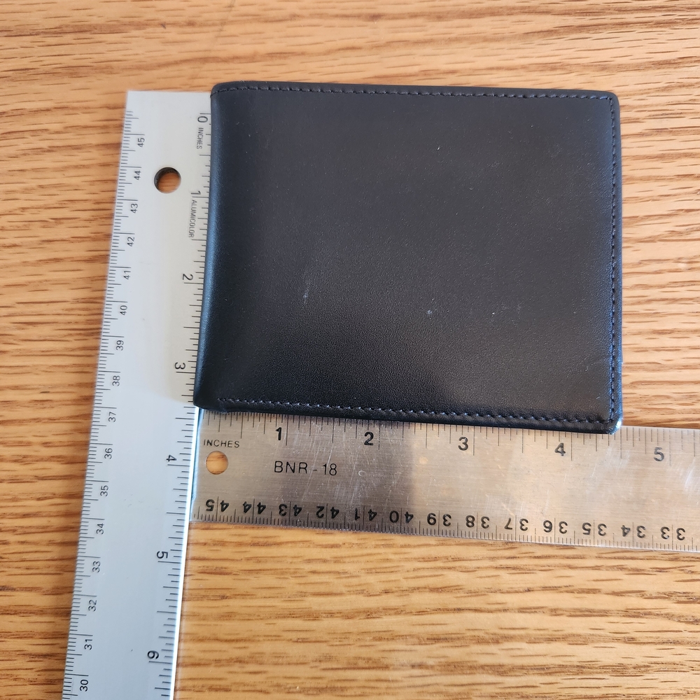 Perry Ellis Classic Black Wallet - Picture 7 of 7